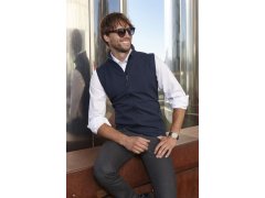 Daiber JN 1128 Pánská 2-vrstvá promo softshellová vesta 02.1128 green/navy 6