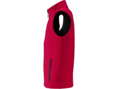 Daiber JN 1128 Pánská 2-vrstvá promo softshellová vesta 02.1128 red/black 6