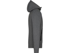 Daiber JN 1144 Pánská bunda s kapucí 02.1144 dark melange 3