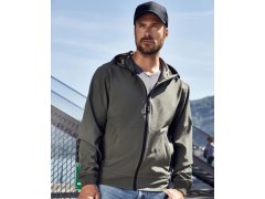 Daiber JN 1146 Pánská 2-vrstvá softshellová bunda s kapucí 02.1146 black/black 7
