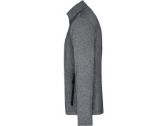 Daiber JN 1148 Pánská 2-vrstvá melanžová softshell bunda 02.1148 dark melange/black 1
