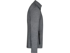 Daiber JN 1148 Pánská 2-vrstvá melanžová softshell bunda 02.1148 dark melange/black 7