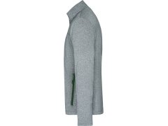 Daiber JN 1148 Pánská 2-vrstvá melanžová softshell bunda 02.1148 dark melange/green 4