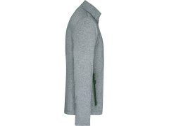 Daiber JN 1148 Pánská 2-vrstvá melanžová softshell bunda 02.1148 dark melange/green 6
