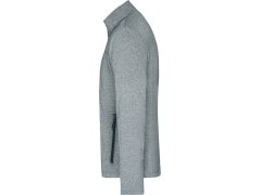 Daiber JN 1148 Pánská 2-vrstvá melanžová softshell bunda 02.1148 dark melange/royal 1