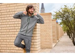Daiber JN 1148 Pánská 2-vrstvá melanžová softshell bunda 02.1148 dark melange/royal 3