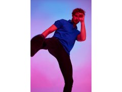 Daiber JN 1300 Pánské žerzejové polo 02.1300 light red 8