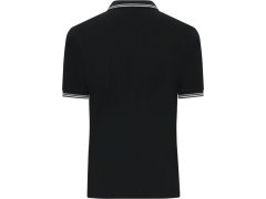 Daiber JN 1306 Pánské těžké piqué polo s&nbsp;proužky 02.1306 black/white/grey 4