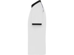 Daiber JN 1308 Pánské piqué polo se zipem 02.1308 white/black 2