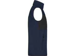 Daiber JN 1310 Pánská fleecová vesta 02.1310 navy/black 2