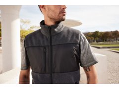 Daiber JN 1310 Pánská fleecová vesta 02.1310 carbon/black 8