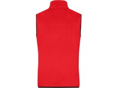 Daiber JN 1310 Pánská fleecová vesta 02.1310 red/black 6