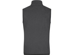 Daiber JN 1310 Pánská fleecová vesta 02.1310 dark melange/black 5