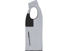 Daiber JN 1310 Pánská fleecová vesta 02.1310 light melange/black 3