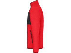 Daiber JN 1312 Pánská fleecová bunda 02.1312 red/black 2
