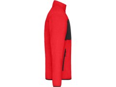 Daiber JN 1312 Pánská fleecová bunda 02.1312 red/black 5