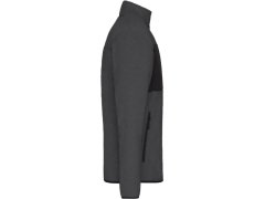 Daiber JN 1312 Pánská fleecová bunda 02.1312 dark melange/black 3