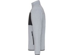 Daiber JN 1312 Pánská fleecová bunda 02.1312 light melange/black 5