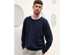Daiber JN 1314 Pánský svetr s&nbsp;kulatým výstřihem 02.1314 black 8