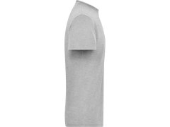 Daiber JN 1802 Pánské pracovní tričko z bio bavlny - Solid 02.1802 grey heather 8
