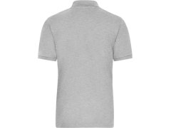 Daiber JN 1806 Pánské pracovní elastické bio polo - Solid 02.1806 grey heather 2