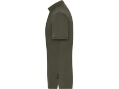 Daiber JN 1806 Pánské pracovní elastické bio polo - Solid 02.1806 olive 3