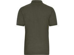 Daiber JN 1806 Pánské pracovní elastické bio polo - Solid 02.1806 olive 7