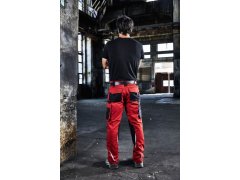Daiber JN 1808 Pánské pracovní tričko z bio bavlny - Solid 02.1808 red 8