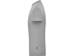 Daiber JN 1808 Pánské pracovní tričko z bio bavlny - Solid 02.1808 grey heather 1