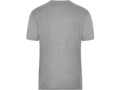 Daiber JN 1808 Pánské pracovní tričko z bio bavlny - Solid 02.1808 grey heather 7