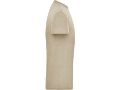 Daiber JN 1808 Pánské pracovní tričko z bio bavlny - Solid 02.1808 stone 1