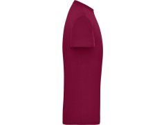 Daiber JN 1808 Pánské pracovní tričko z bio bavlny - Solid 02.1808 wine 1