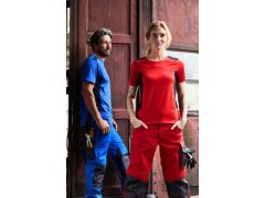 Daiber JN 1824 Pánské pracovní tričko - Strong 02.1824 red/black 6