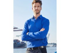 Daiber JN 1842 Pánské pracovní piqué polo s dlouhým rukávem 02.1842 navy 5