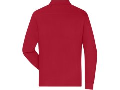 Daiber JN 1842 Pánské pracovní piqué polo s dlouhým rukávem 02.1842 red 3