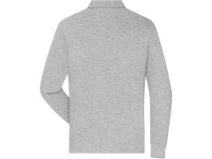 Daiber JN 1842 Pánské pracovní piqué polo s&nbsp;dlouhým rukávem 02.1842 grey heather 7