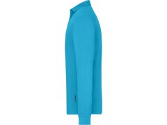 Daiber JN 1842 Pánské pracovní piqué polo s dlouhým rukávem 02.1842 turquoise 6