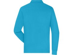 Daiber JN 1842 Pánské pracovní piqué polo s dlouhým rukávem 02.1842 turquoise 8