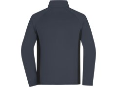 Daiber JN 1860 Pánská strečová fleecová bunda 02.1860 carbon/black 1