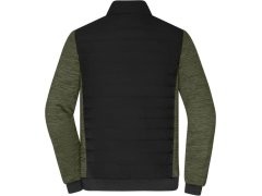 Daiber JN 1866 Pánská hybridní bunda 02.1866 black/olive melange 6