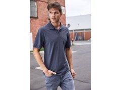 Daiber 8010 Pánské piqué polo z bio bavlny 02.8010 stone 8
