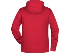 Daiber 8024 Pánská raglánová mikina s kapucí 02.8024 red 4