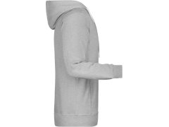 Daiber 8024 Pánská raglánová mikina s kapucí 02.8024 grey heather 6