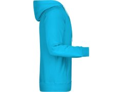 Daiber 8024 Pánská raglánová mikina s kapucí 02.8024 turquoise 4