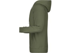 Daiber 8024 Pánská raglánová mikina s kapucí 02.8024 olive 7