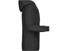 Daiber 8024 Pánská raglánová mikina s&nbsp;kapucí 02.8024 black heather 4