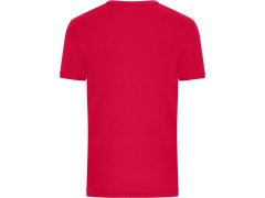 Daiber 8040 Pánské bio tričko s jemným žebrováním 02.8040 red 7