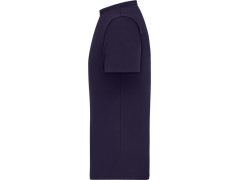 Daiber 8040 Pánské bio tričko s jemným žebrováním 02.8040 deep purple 3