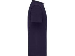 Daiber 8040 Pánské bio tričko s jemným žebrováním 02.8040 deep purple 5