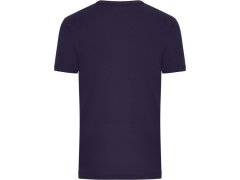 Daiber 8040 Pánské bio tričko s jemným žebrováním 02.8040 deep purple 7